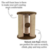 Furrlovers Natural Sisal & Scratching Post with Hanging Balls Playing Activity Tree for Cats (Brown) Cats-Toys Furrlovers Dropship