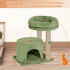 Furrlovers Tree with Condo & Elevated Perch for Cats (Green) Cats-Toys Furrlovers Dropship