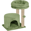 Furrlovers Tree with Condo & Elevated Perch for Cats (Green) Cats-Toys Furrlovers Dropship 12x12x12in