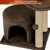 Furrlovers Tree with Condo & Elevated Perch for Cats (Brown) Cats-Toys Furrlovers Dropship