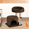 Furrlovers Tree with Condo & Elevated Perch for Cats (Brown) Cats-Toys Furrlovers Dropship