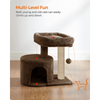Furrlovers Tree with Scratching Post Condo and Toy Ball for Cats (Brown) Cats-Toys Furrlovers Dropship