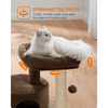 Furrlovers Tree with Scratching Post Condo and Toy Ball for Cats (Brown) Cats-Toys Furrlovers Dropship