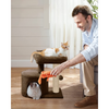 Furrlovers Tree with Scratching Post Condo and Toy Ball for Cats (Brown) Cats-Toys Furrlovers Dropship