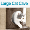 Furrlovers Cat Tree with Condo, Top Perch & Jute Rope Scratching Posts (Brown) Cats-Toys Furrlovers Dropship
