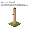Furrlovers Cat & Kitten Scratching Post Tree with Hammock, Toy & Jute Rope (Green) Cats-Toys Furrlovers Dropship