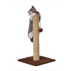 Furrlovers Cat & Kitten Scratching Post Tree with Hammock, Toy & Jute Rope (Brown) Cats-Toys Furrlovers Dropship
