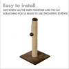 Furrlovers Cat & Kitten Scratching Post Tree with Hammock, Toy & Jute Rope (Brown) Cats-Toys Furrlovers Dropship
