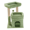 Furrlovers Plush Cat Tree with Scratching Post, Bed & Toy (Green) Cats-Toys Furrlovers Dropship 16in