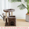 Furrlovers Plush Cat Tree with Scratching Post, Bed & Toy (Brown) Cats-Toys Furrlovers Dropship