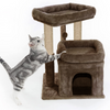 Furrlovers Plush Cat Tree with Scratching Post, Bed & Toy (Brown) Cats-Toys Furrlovers Dropship