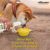 Woof & Brew Posh Pooch Tailwagger Creek Non Alcoholic White Wine for Dogs Dog Treats + Others Woof & Brew