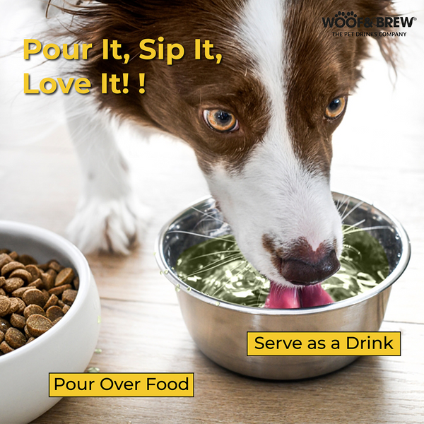 Woof & Brew Posh Pooch Tailwagger Creek Non Alcoholic White Wine for Dogs