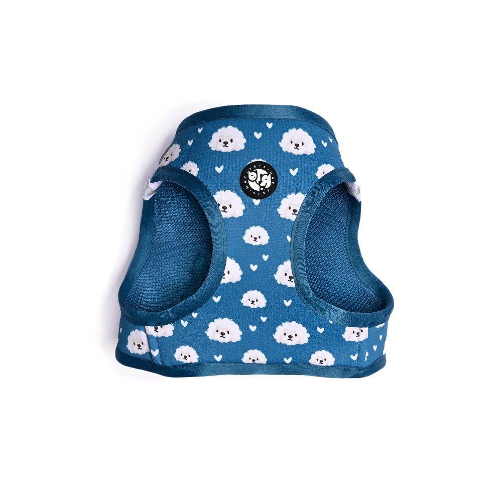 Pets Way Floof Air Mesh Printed Harness for Puppies and Small Dogs Dogs-Collar, Leashes, harnesses Pets Way