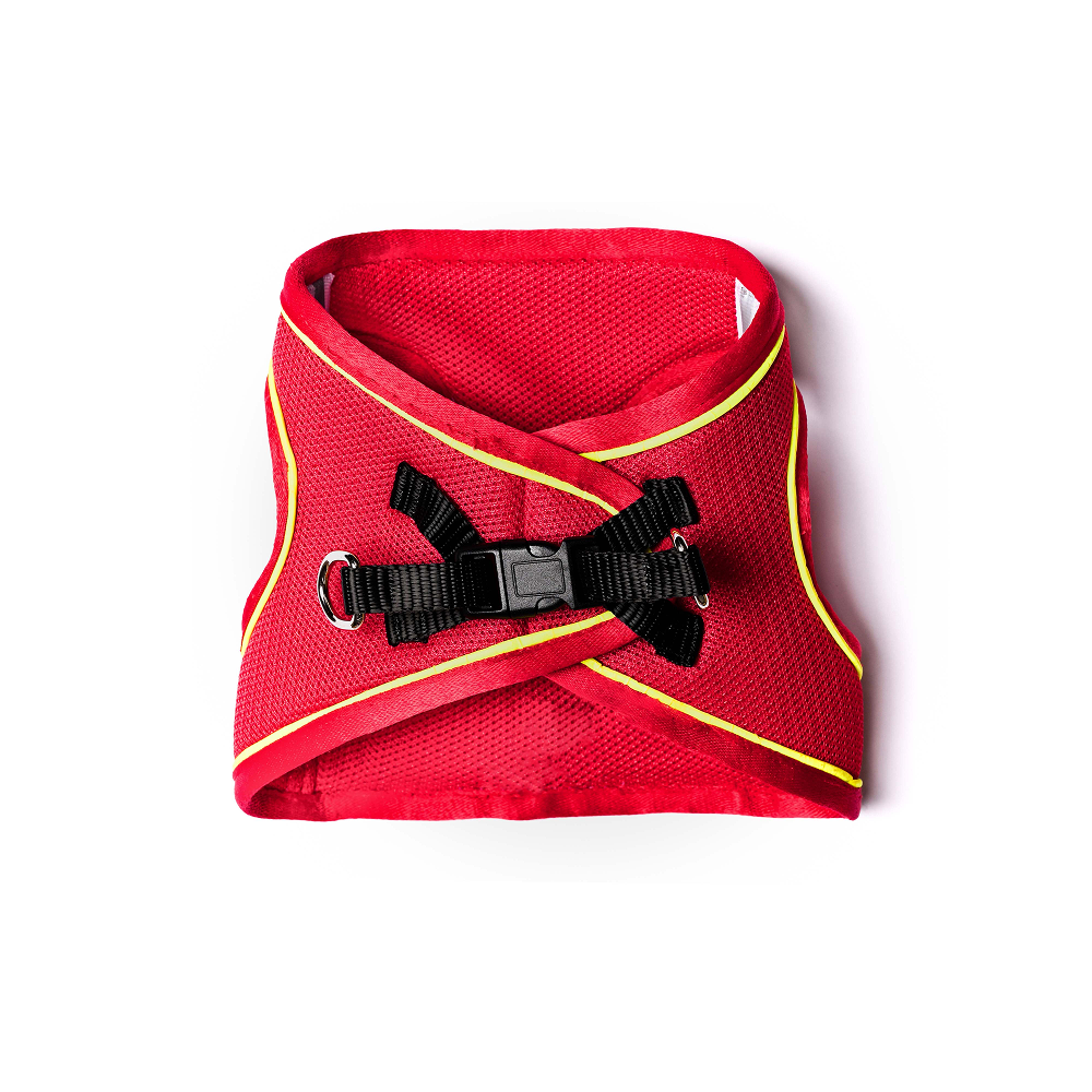 Pets Way Air Mesh Harness for Puppies & Small Dogs (Red) Dogs-Collar, Leashes, harnesses Pets Way