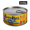 Smudges Chicken Flakes in Gravy Adult Cat Wet Food Cats-Wet Food Smudges 24x80g