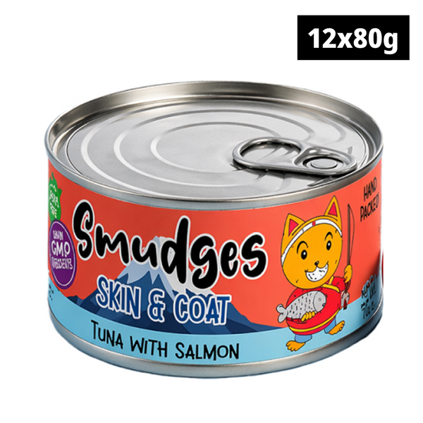 Smudges Tuna Flakes with Salmon in Soft Jelly Adult Cat Wet Food