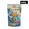 Aloha Smudges Ocean Fish & Salmon and Tuna in Jelly and Cod & Salmon and Chicken in Gravy Combo Adult Cat Wet Food Cats-Wet Food Smudges