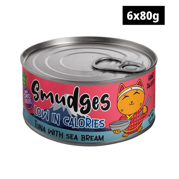 Smudges Tuna Flakes with Sea Bream in Soft Jelly Adult Cat Wet Food