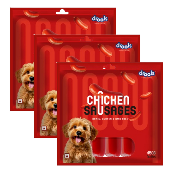 Drools Chicken Sausages Dog Treats