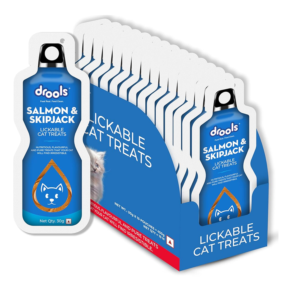 Drools Salmon & Skipjack Creamy Lickable Cat Treats Cats-Treats & Others Drools