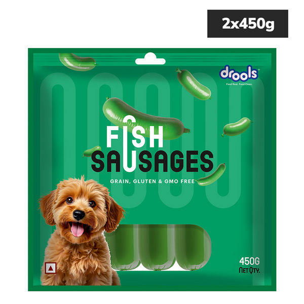 Drools Fish Sausages Dog Treats