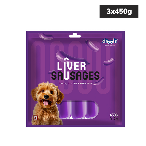 Drools Liver Sausages Dog Treats