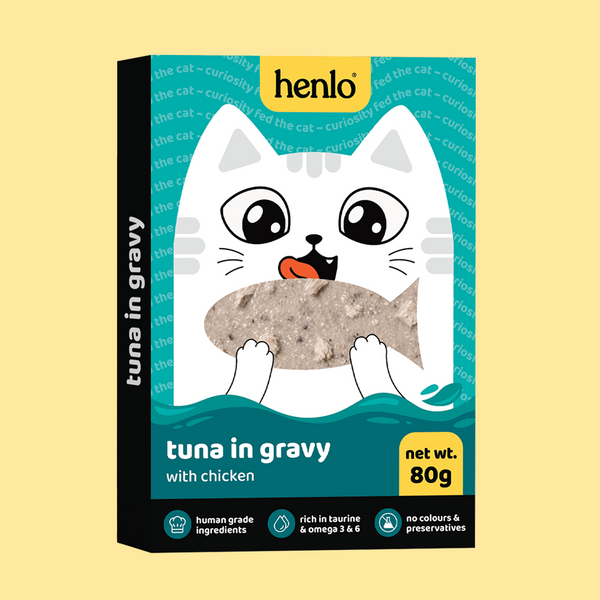 Henlo Tuna in Gravy with Chicken Adult Cat Wet Food | 100% Human Grade Ingredients