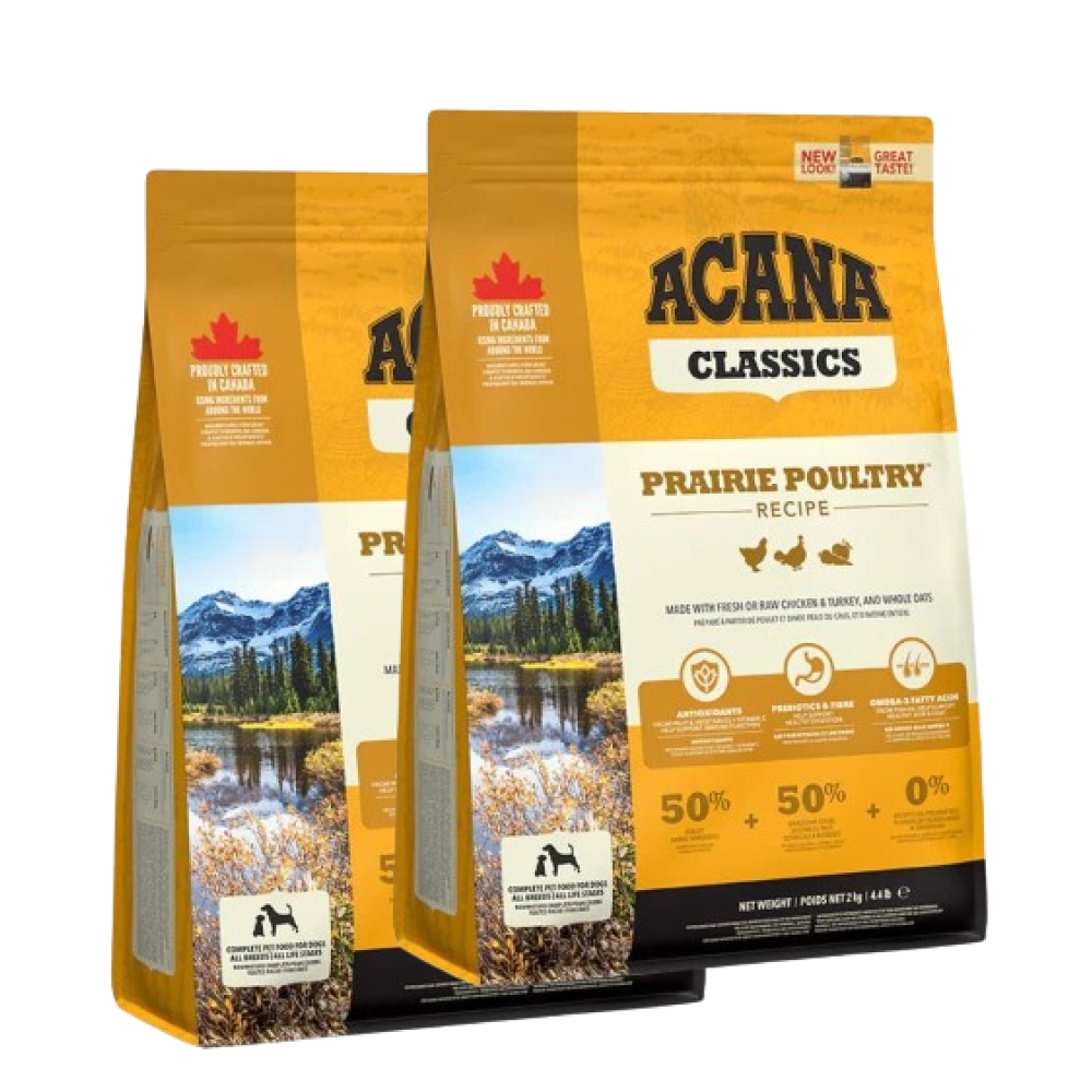 Buy Acana Classic Prairie Poultry All Breeds and Ages Dog Dry Food Online Supertails