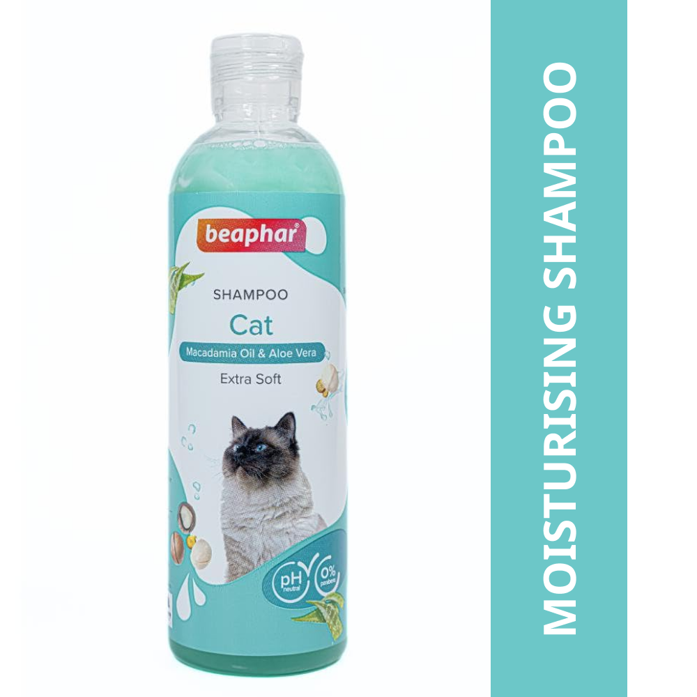 Beaphar Macadamia Oil & Aloe Vera Dryness & Itch Relief Shampoo for Cats