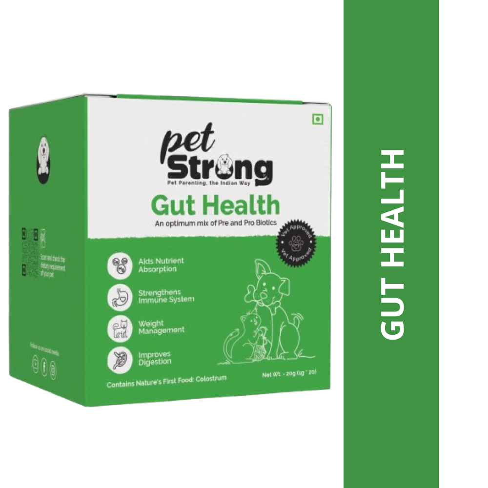 PetStrong Probiotic and Prebiotic Gut Health Supplement Sachet for Dogs and Cats Dogs-Health & Wellness PetStrong