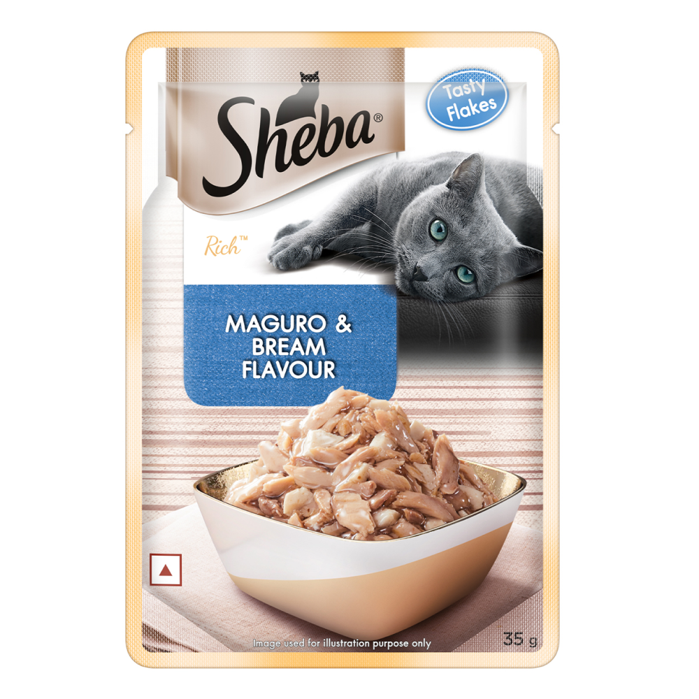 Sheba Maguro & Bream Fish Mix Premium Cat Wet Food