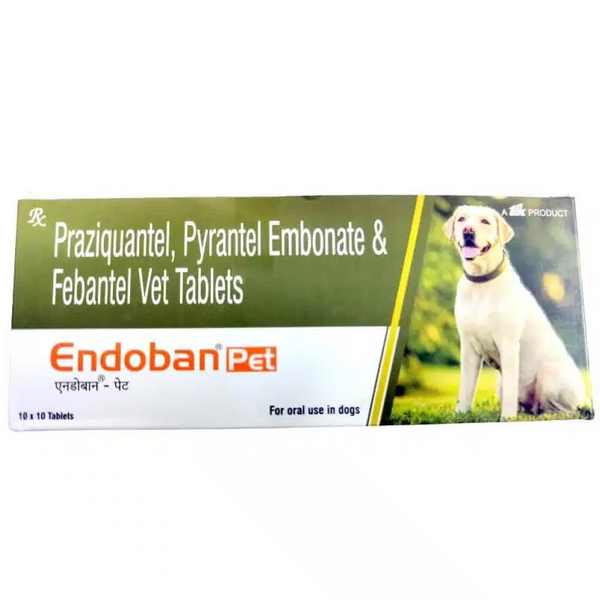 Ttk Endoban Pet Dewormer Tablets for Dogs