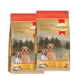 SmartHeart Gold Adult Dog Salmon Meal & Rice Dry Food