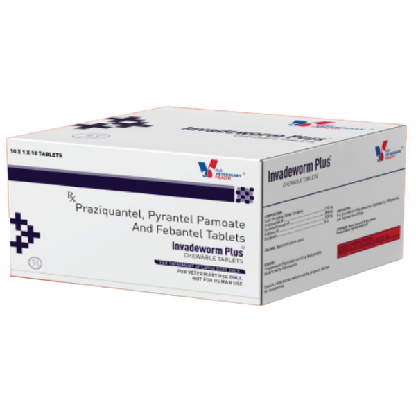 Drools Invadeworm Plus Dewormer Tablets for Dogs