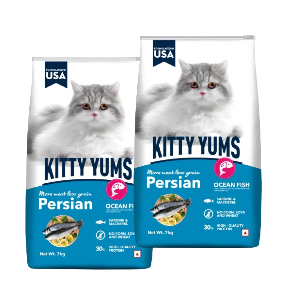 Kitty Yums Ocean Fish Persian Cat Dry Food