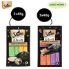 Sheba Tuna Flavor and Tuna & Prawn Maguro and Sheba Chicken & Chicken Whitefish Sasami Melty Premium Treats for Cats Combo Cats-Treats & Others Sheba 6x48g (24pcs)