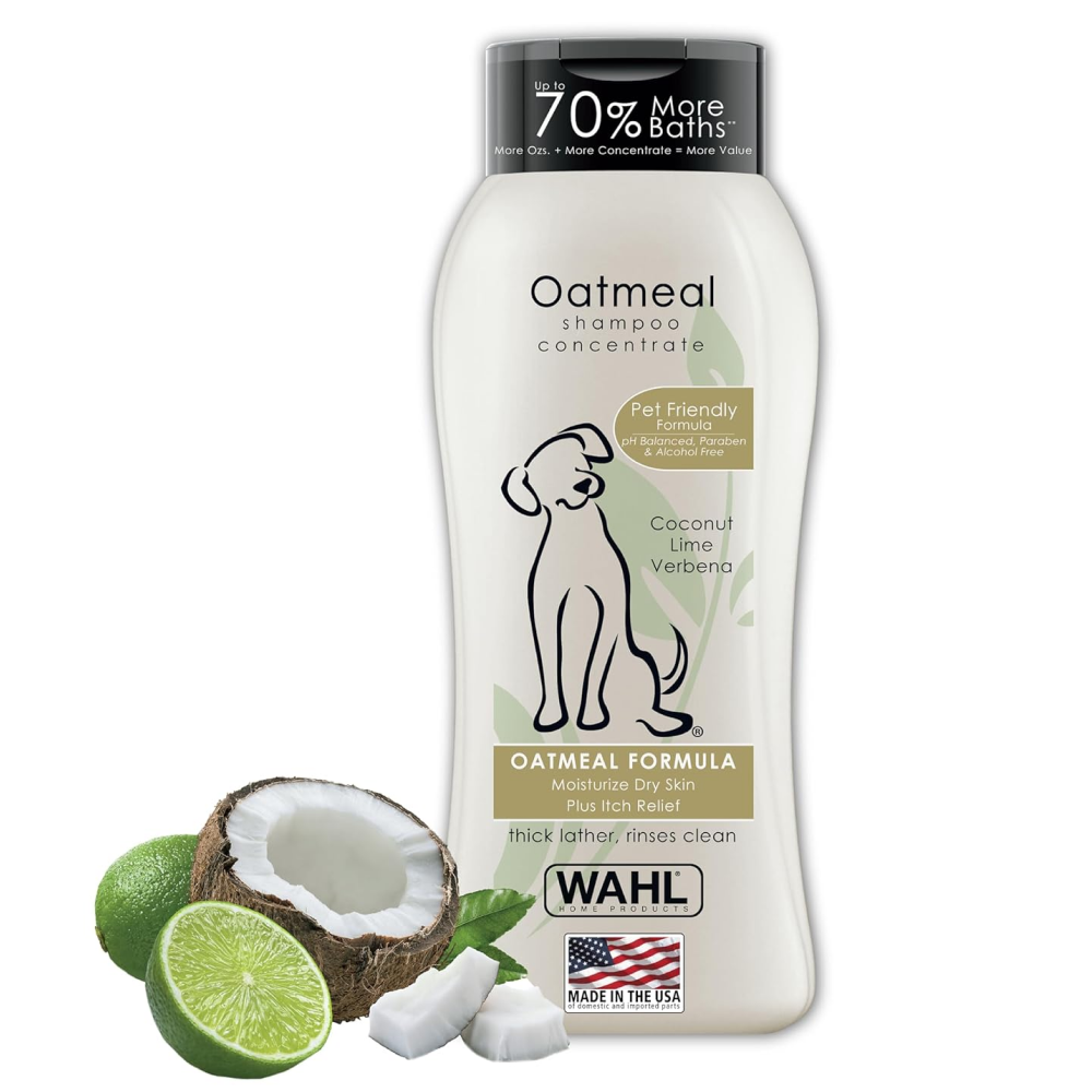 Wahl Oatmeal Shampoo for Dogs (Coconut Lime Verbana) Dogs-Grooming Supplies Wahl 700mL