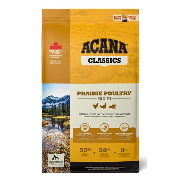 Acana Classic Prairie Poultry Dog Dry Food (All Breeds and Ages) (Limited Stocks)