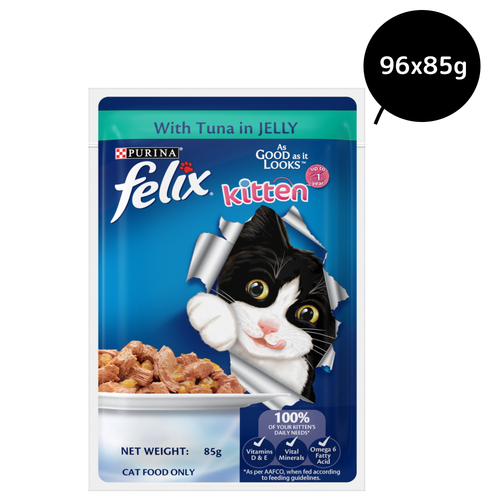 Purina Felix Tuna with Jelly Kitten Wet Food