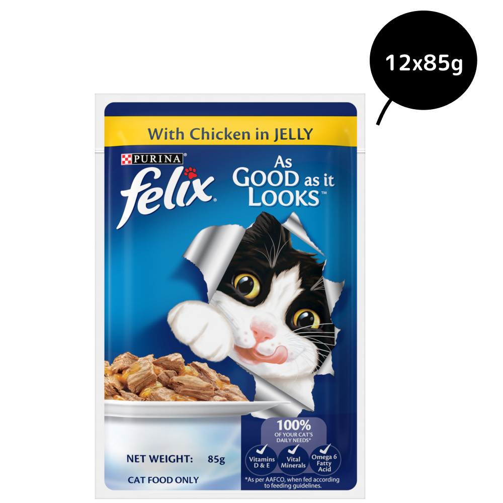 Purina Felix Chicken with Jelly Adult Cat Wet Food