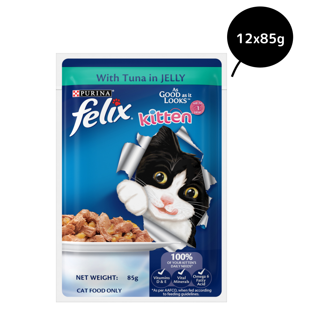 Purina Felix Tuna with Jelly Kitten Wet Food