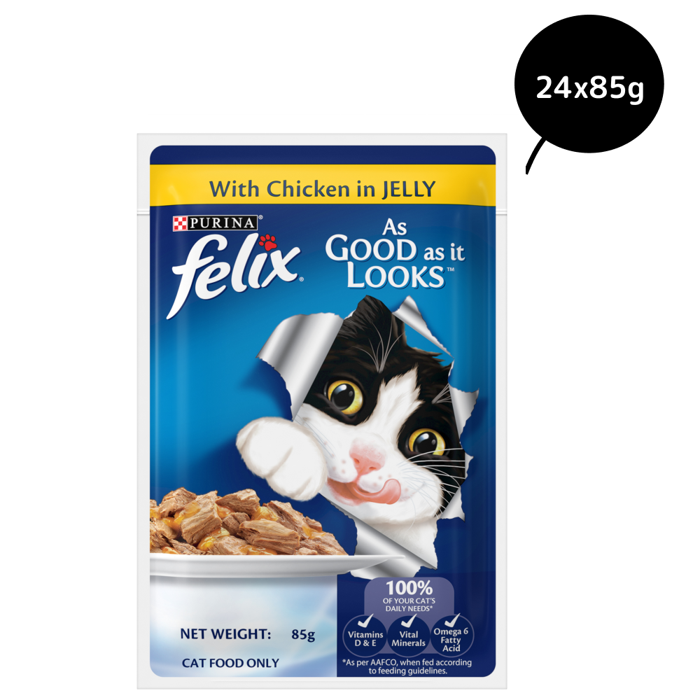 Purina Felix Chicken with Jelly Adult Cat Wet Food