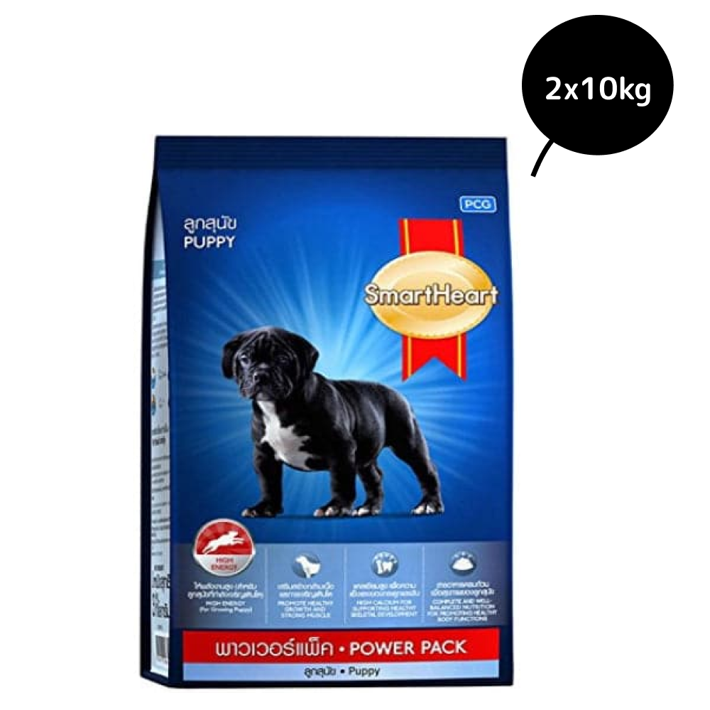 SmartHeart Chicken Power Pack Puppy Dog Dry Food Dogs- Dry Food Smartheart