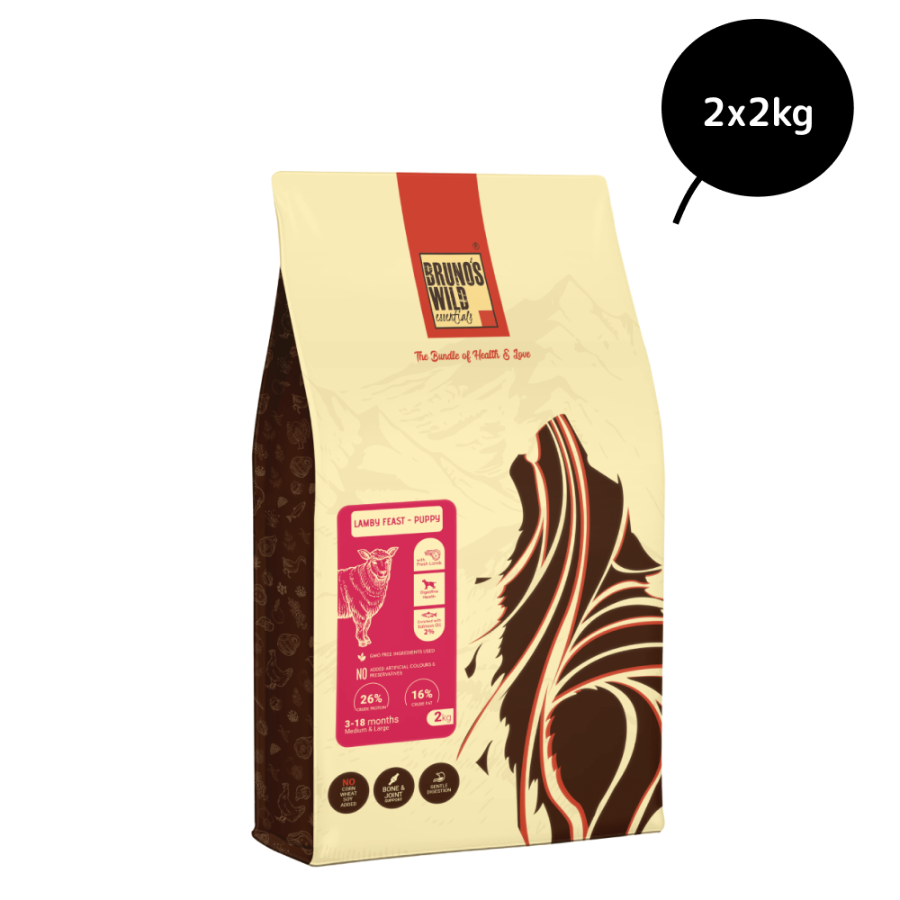Buy Bruno's Wild Essentials Lamby Puppy Dry Food Online Supertails