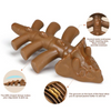 Talking Dog Club Dinosaur Nylon Bone Heavy Chew Toy for Dogs (Brown) Dogs-Toys Talking Dog Club Dropship