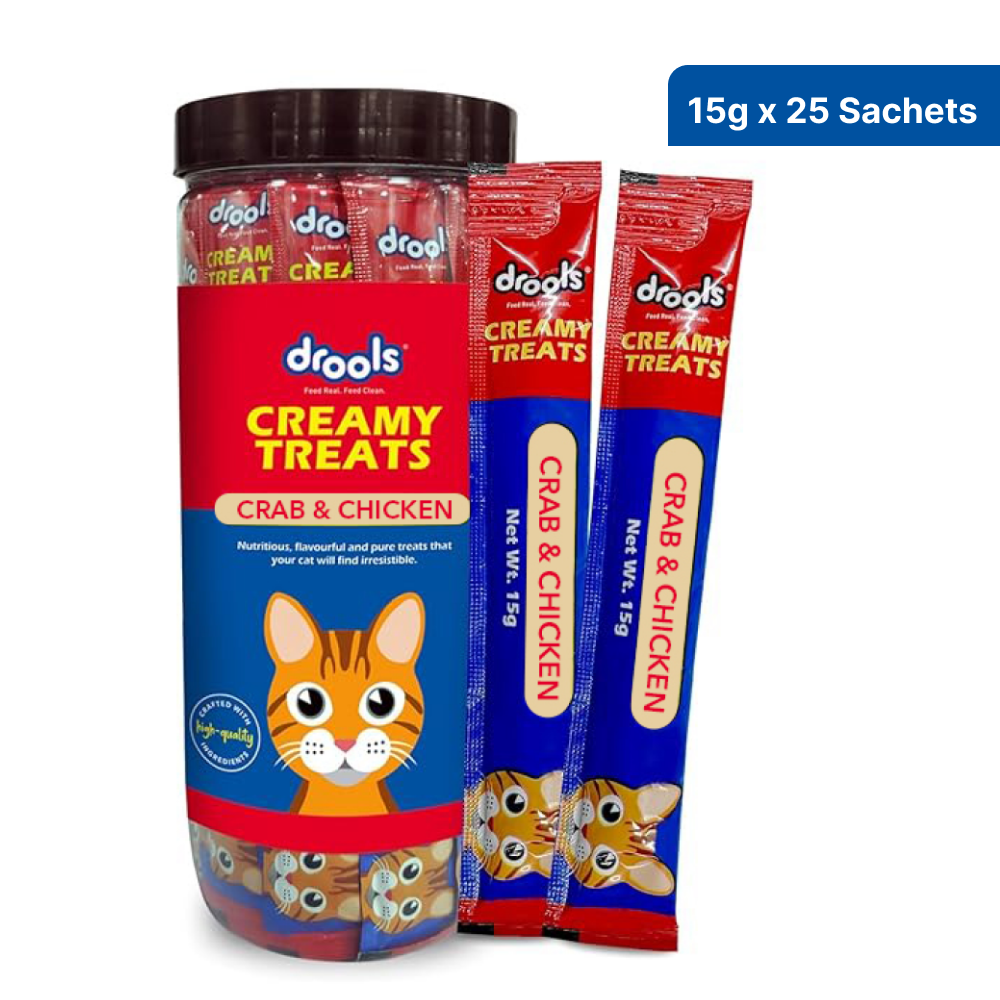 Drools Crab & Chicken Creamy Cat Treats