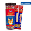 Drools Salmon & Skipjack and Crab & Chicken Creamy Cat Treats Combo