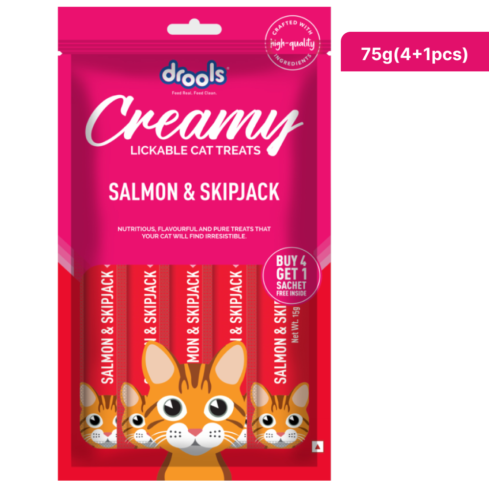 Drools Salmon & Skipjack Creamy Cat Treats