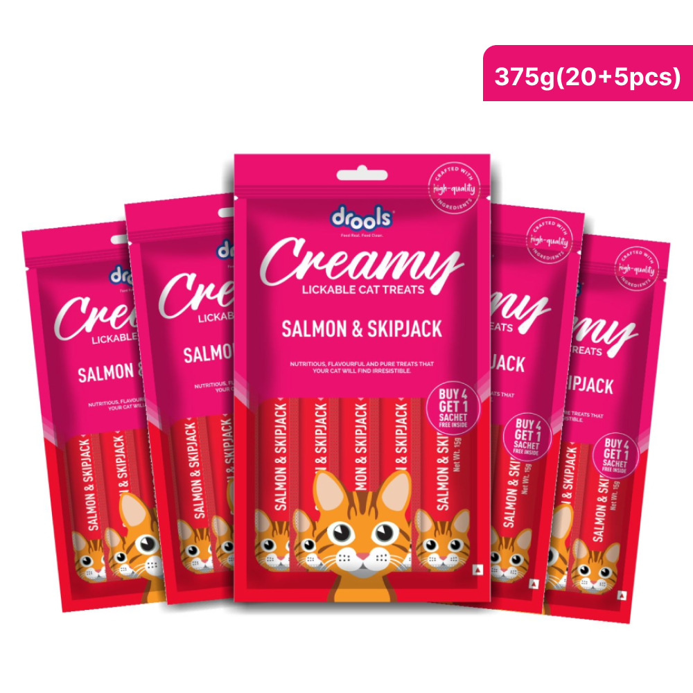 Drools Salmon & Skipjack Creamy Cat Treats